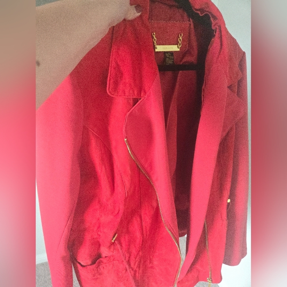 IMAN Leather‎ NWOT Women's Jacket - Picture 8 of 16